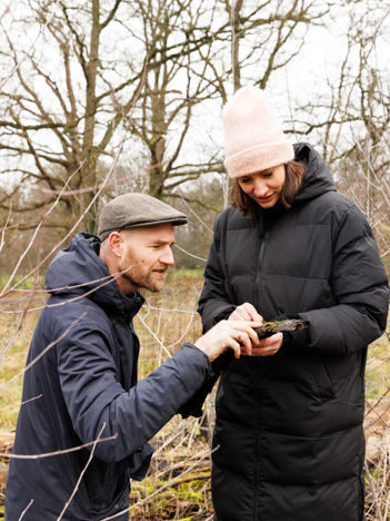 Collega's in de natuur