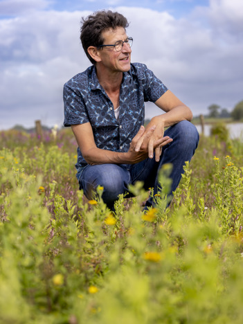 Collega Chris en natuur in de provincie Overijssel